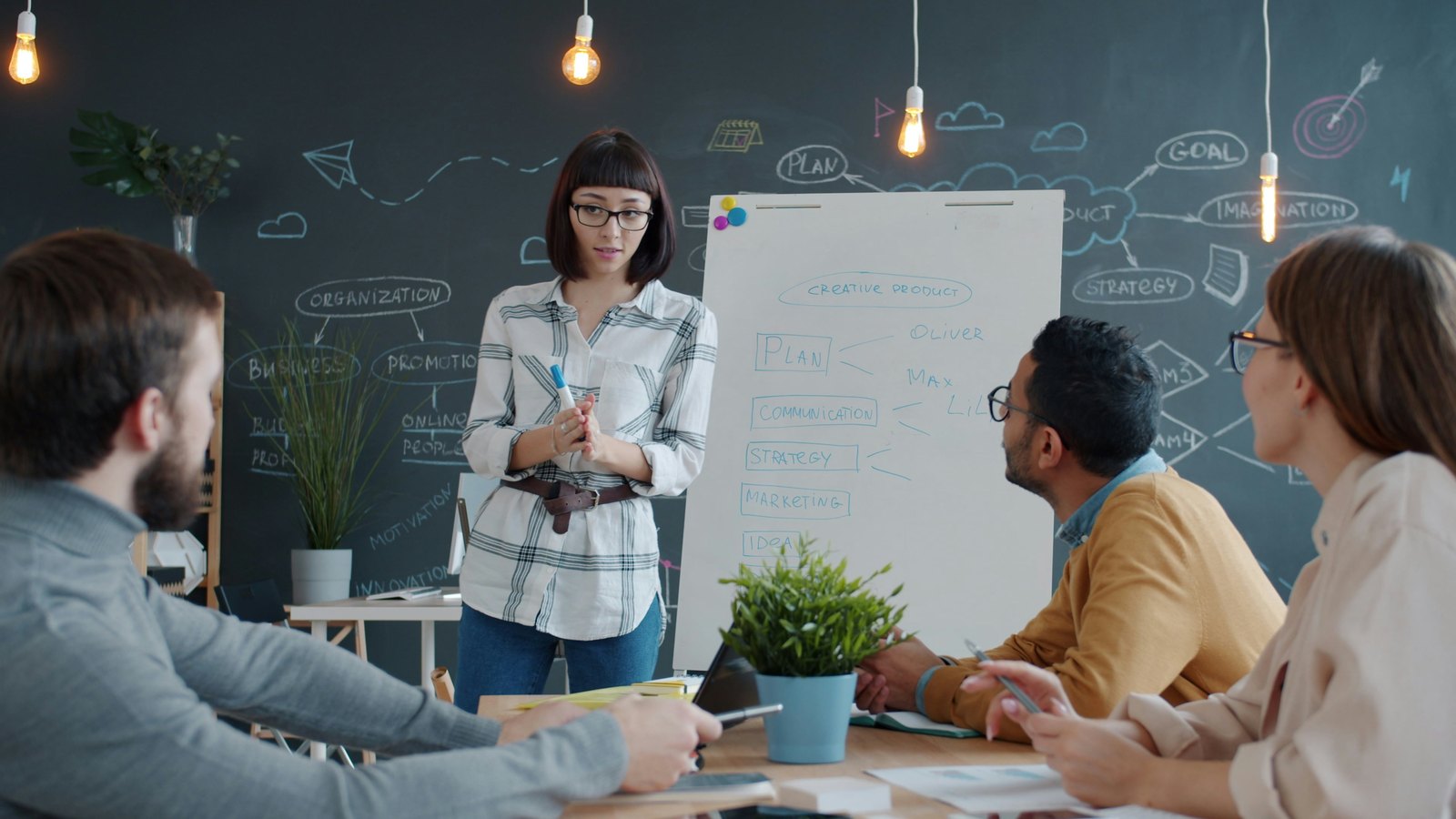 AI governance planning: policy, controls, and accountability mapped on a whiteboard Facilitator leading an AI governance planning session at a whiteboard